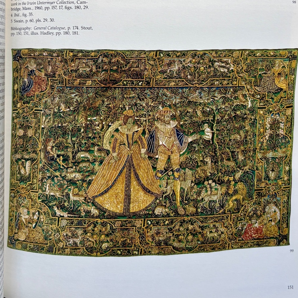 1986 Textiles Isabella Stewart Gardner Museum Boston MA Art Garden Tapestry - Picture 6 of 16
